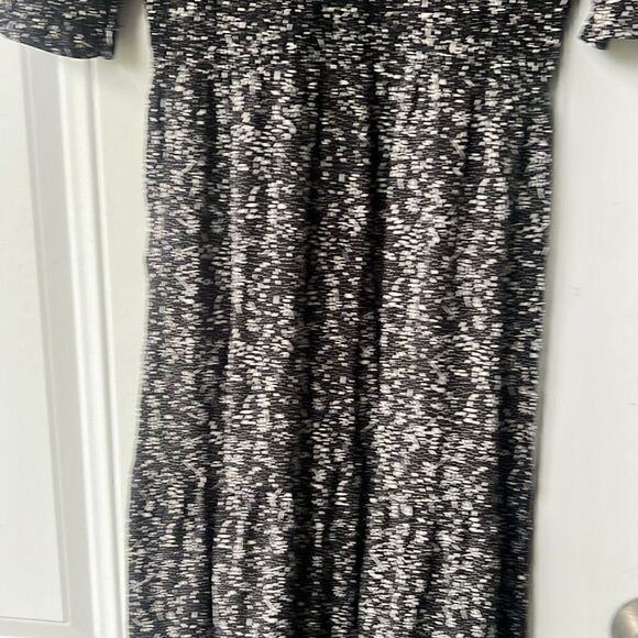 Spring Crew Neck Ruffle Short Sleeve Floral Print Smocked Boho Flowy Maxi Dress - Picture 6 of 8